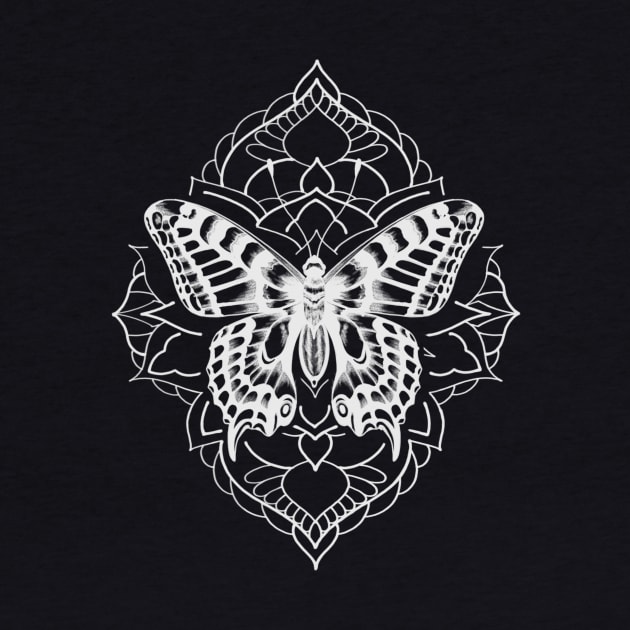 Butterfly mandala by Rachellily